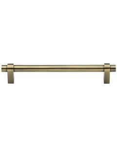 Heritage Brass Antique Brass Industrial Cabinet Pull Handle 256mm