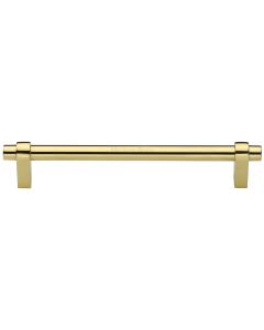 Heritage Brass Polished Brass Industrial Cabinet Pull Handle 256mm
