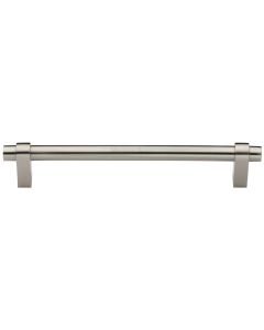 Heritage Brass Satin Nickel Industrial Cabinet Pull Handle 256mm