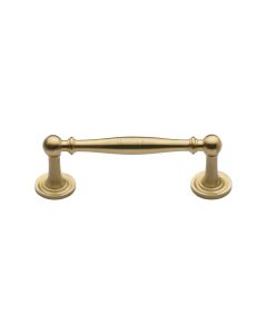 Heritage Brass Satin Brass Colonial Cabinet Pull Handle 96mm