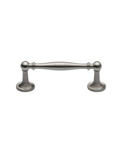 Heritage Brass Satin Nickel Colonial Cabinet Pull Handle 96mm