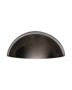 Heritage Brass Matt Bronze Half Moon Cabinet Drawer Pull 57mm