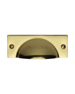 Heritage Brass Polished Brass Cheshire Cabinet Drawer Pull