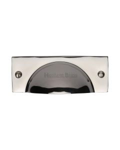 Heritage Brass Polished Nickel Finish Cheshire Cabinet Drawer Pull