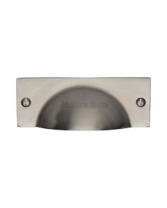 Heritage Brass Satin Nickel Cheshire Cabinet Drawer Pull