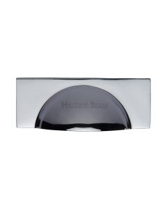 Heritage Brass Polished Chrome Hampshire Cabinet Drawer Pull 57mm