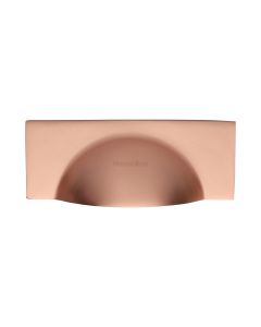 Heritage Brass Satin Rose Gold Hampshire Cabinet Drawer Pull 57mm