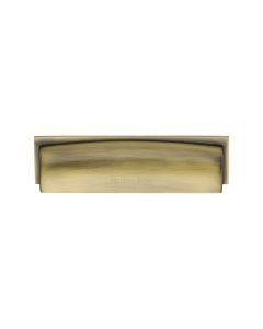 Heritage Brass Antique Brass Shropshire Drawer Pull Handle 96mm