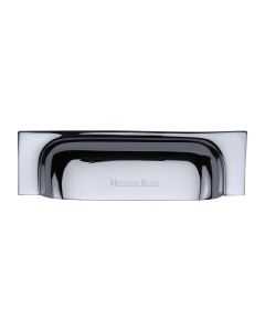 Heritage Brass Polished Chrome Military Cabinet Drawer Pull 152mm