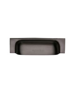 Heritage Brass Matt Bronze Military Cabinet Drawer Pull 96mm