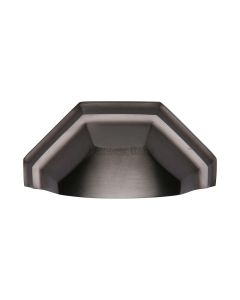 Heritage Brass Matt Bronze Deco Cabinet Drawer Pull 89mm