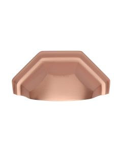 Heritage Brass Satin Rose Gold Deco Cabinet Drawer Pull 89mm