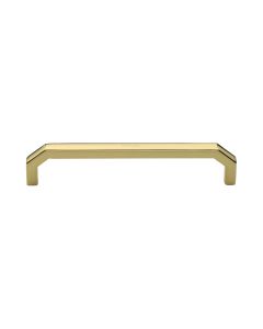 Heritage Brass Polished Brass Hex Angular Cabinet Pull Handle 152mm