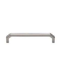 Heritage Brass Polished Nickel Finish Hex Angular Cabinet Pull Handle 152mm