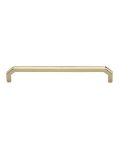 Heritage Brass Polished Brass Hex Angular Cabinet Pull Handle 203mm