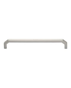 Heritage Brass Satin Nickel Hex Angular Cabinet Pull Handle 203mm