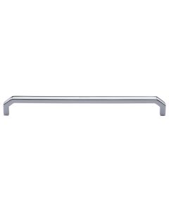 Heritage Brass Polished Chrome Hex Angular Cabinet Pull Handle 254mm