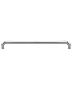 Heritage Brass Polished Nickel Finish Hex Angular Cabinet Pull Handle 254mm