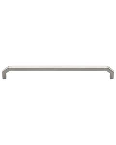 Heritage Brass Satin Nickel Hex Angular Cabinet Pull Handle 254mm