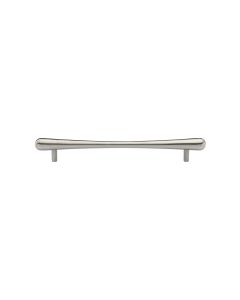 Heritage Brass Satin Nickel T-Bar Raindrop Cabinet Pull Handle 128mm