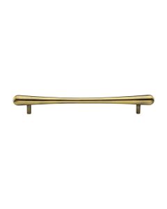 Heritage Brass Antique Brass T-Bar Raindrop Cabinet Pull Handle 192mm