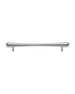 Heritage Brass Polished Chrome T-Bar Raindrop Cabinet Pull Handle 192mm