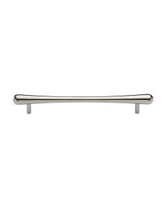 Heritage Brass Polished Nickel Finish T-Bar Raindrop Cabinet Pull Handle 192mm