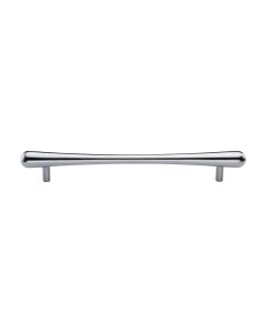Heritage Brass Satin Chrome T-Bar Raindrop Cabinet Pull Handle 192mm