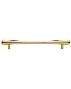 Heritage Brass Polished Brass T-Bar Raindrop Cabinet Pull Handle 256mm