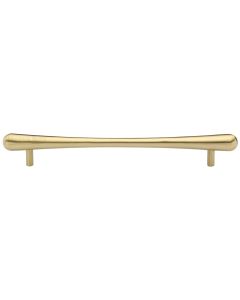 Heritage Brass Satin Brass T-Bar Raindrop Cabinet Pull Handle 256mm