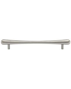Heritage Brass Satin Nickel T-Bar Raindrop Cabinet Pull Handle 256mm
