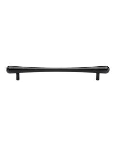 Heritage Brass Matt Black T-Bar Raindrop Cabinet Pull Handle 192mm