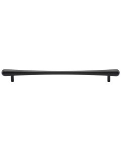 Heritage Brass Matt Black T-Bar Raindrop Cabinet Pull Handle 256mm