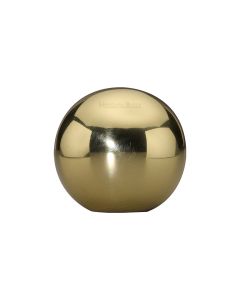 Heritage Brass Polished Brass Globe Cabinet Knob 25mm