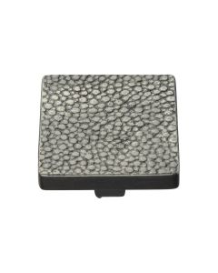 Heritage Brass Aged Nickel Square Stingray Cabinet Knob 38mm