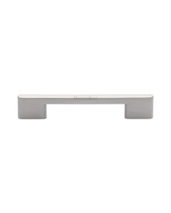 Heritage Brass Satin Nickel Slim Metro Cabinet Pull Handle 128mm