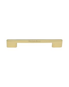 Heritage Brass Polished Brass Slim Metro Cabinet Pull Handle 160mm