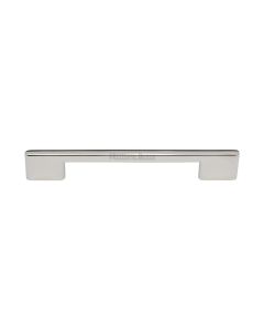 Heritage Brass Polished Nickel Finish Slim Metro Cabinet Pull Handle 160mm