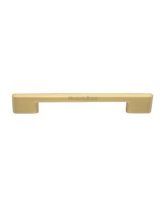 Heritage Brass Satin Brass Slim Metro Cabinet Pull Handle 160mm