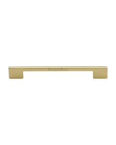 Heritage Brass Polished Brass Slim Metro Cabinet Pull Handle 192mm
