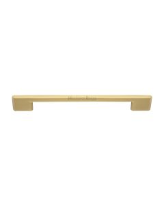 Heritage Brass Satin Brass Slim Metro Cabinet Pull Handle 192mm