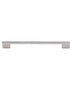 Heritage Brass Polished Nickel Finish Slim Metro Cabinet Pull Handle 256mm