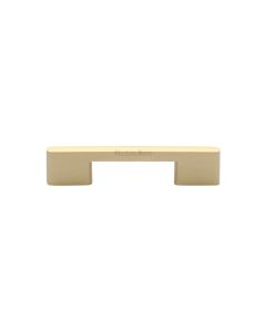Heritage Brass Satin Brass Slim Metro Cabinet Pull Handle 96mm