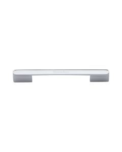 Heritage Brass Polished Chrome Bridge Cabinet Pull Handle 160mm