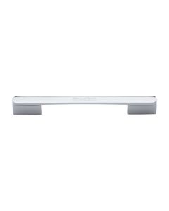 Heritage Brass Polished Chrome Bridge Cabinet Pull Handle 224mm