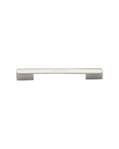 Heritage Brass Polished Nickel Finish Bridge Cabinet Pull Handle 96mm