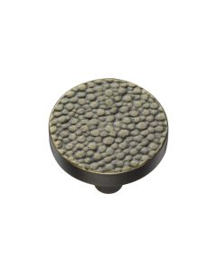 Heritage Brass Aged Brass Round Stingray Cabinet Knob 32mm