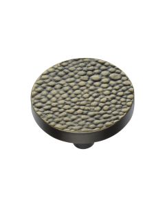 Heritage Brass Aged Brass Round Stingray Cabinet Knob 38mm