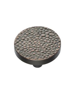 Heritage Brass Aged Copper Round Stingray Cabinet Knob 38mm