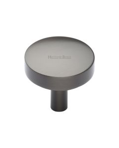 Heritage Brass Matt Bronze Domed Disc Cabinet Knob 32mm